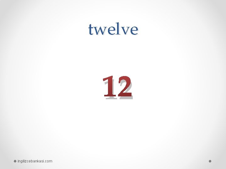 twelve 12 ingilizcebankasi. com 
