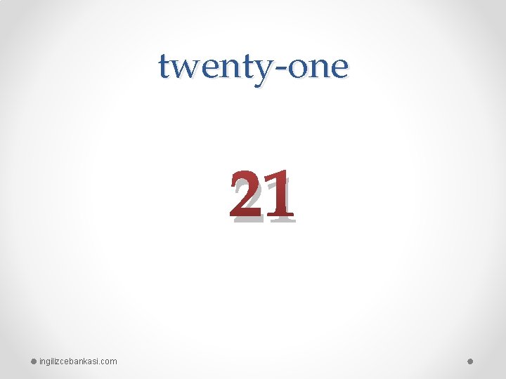 twenty-one 21 ingilizcebankasi. com 