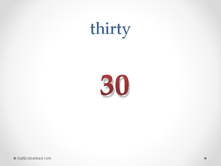 thirty 30 ingilizcebankasi. com 