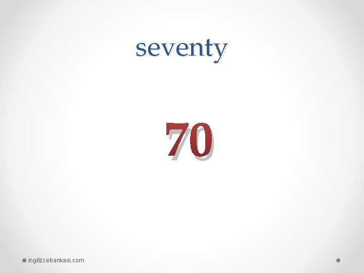 seventy 70 ingilizcebankasi. com 