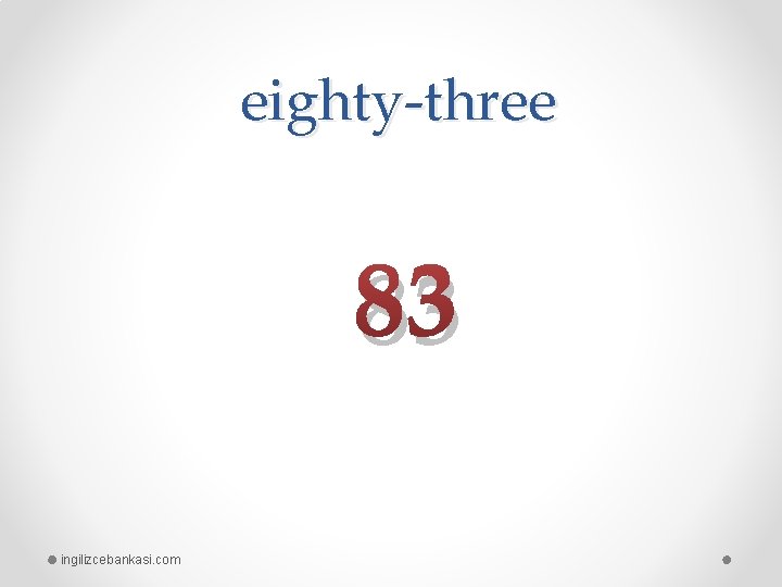 eighty-three 83 ingilizcebankasi. com 
