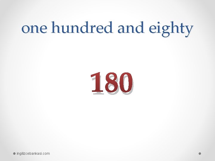 one hundred and eighty 180 ingilizcebankasi. com 