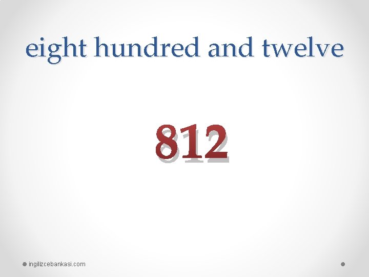 eight hundred and twelve 812 ingilizcebankasi. com 
