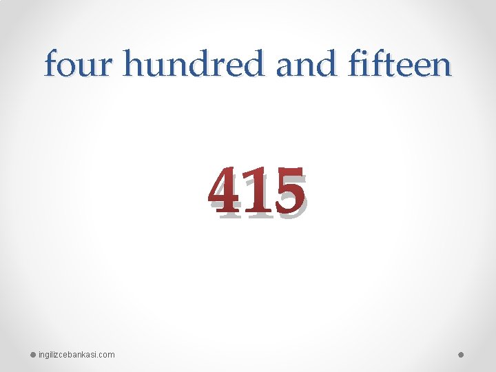 four hundred and fifteen 415 ingilizcebankasi. com 