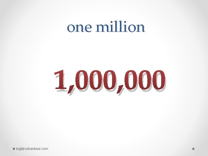 one million 1, 000 ingilizcebankasi. com 