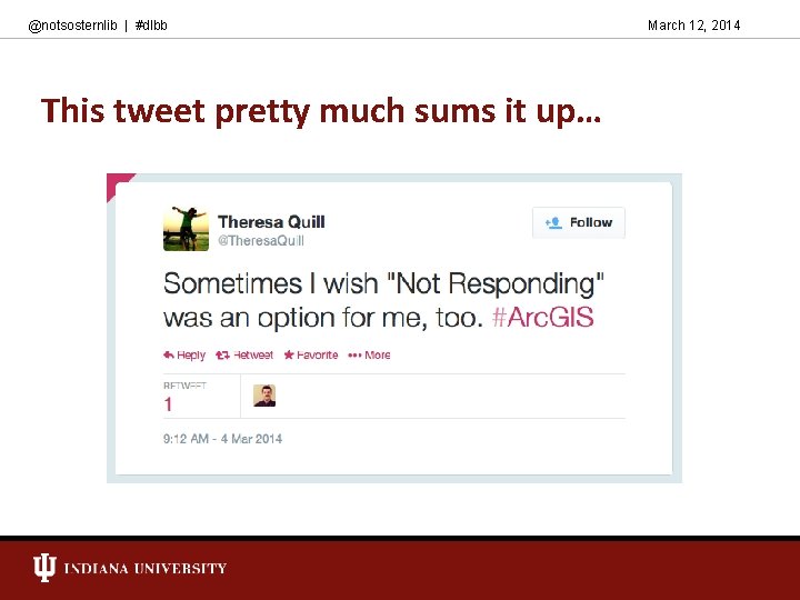 @notsosternlib | #dlbb This tweet pretty much sums it up… March 12, 2014 