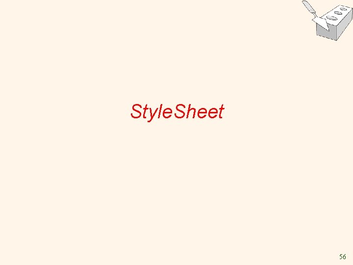 Style. Sheet 56 