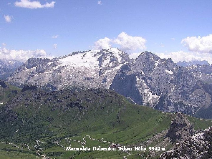 Marmolata Dolomiten Italien Höhe 3342 m 