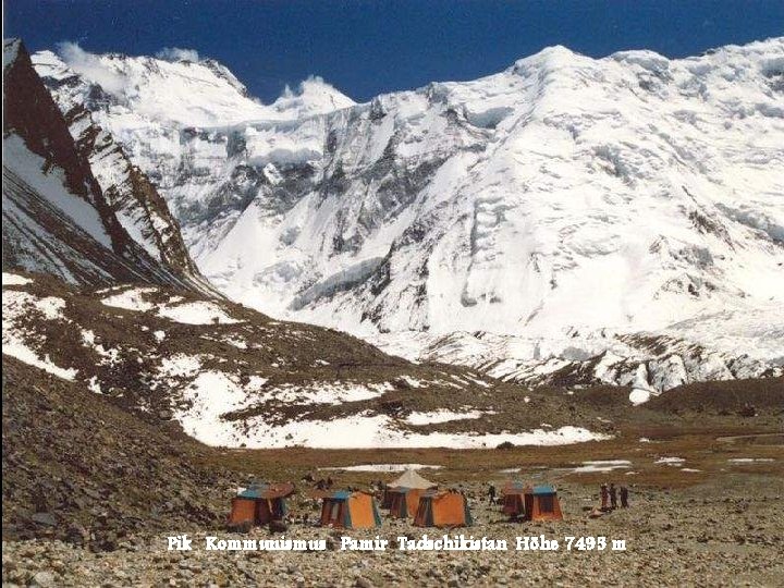 Pik Kommunismus Pamir Tadschikistan Höhe 7495 m 