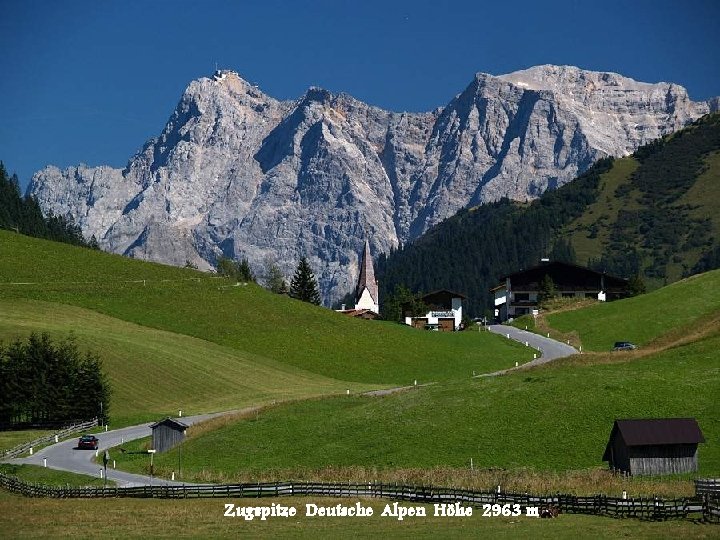 Zugspitze Deutsche Alpen Höhe 2963 m 