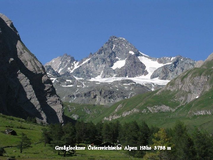 Großglockner Österreichische Alpen Höhe 3798 m 