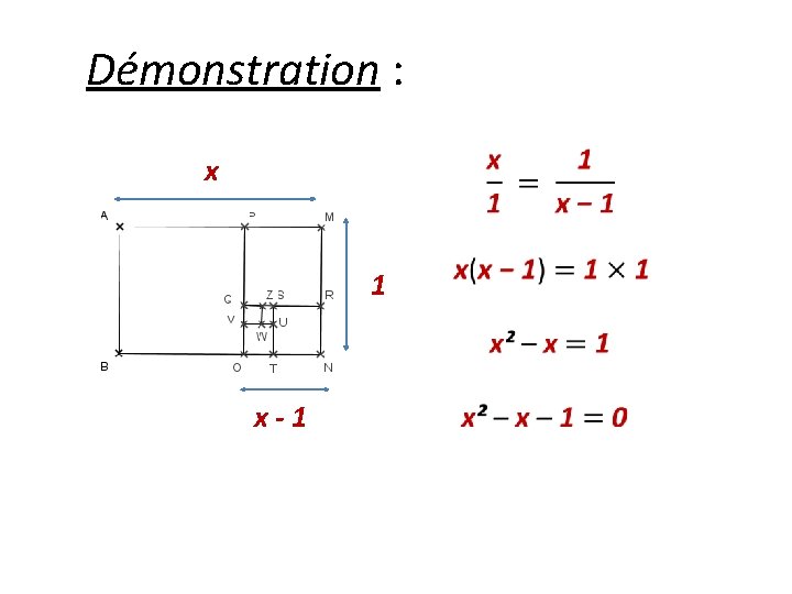 Démonstration : x 1 x-1 