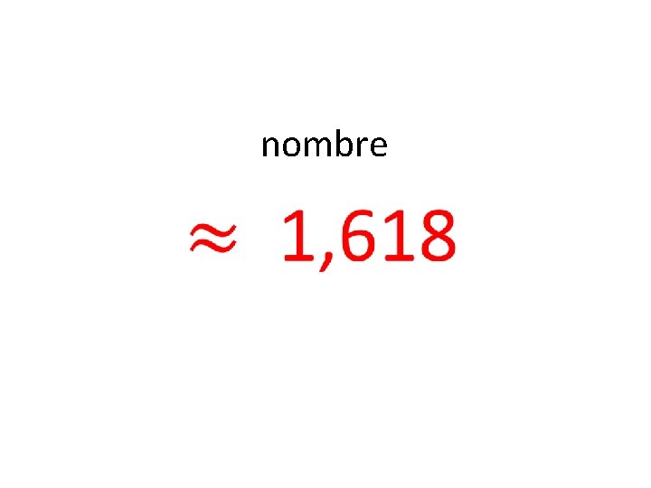 nombre • 