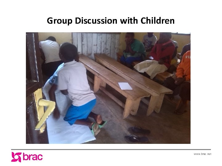 Group Discussion with Children www. brac. net 