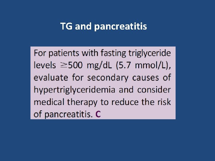 TG and pancreatitis 