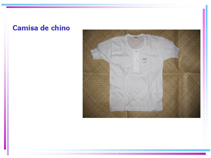 Camisa de chino 