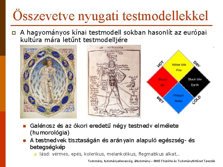 Összevetve nyugati testmodellekkel p A hagyományos kínai testmodell sokban hasonlít az európai kultúra mára Összevetve nyugati testmodellekkel p A hagyományos kínai testmodell sokban hasonlít az európai kultúra mára
