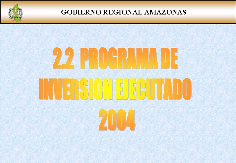 GOBIERNO REGIONAL AMAZONAS 