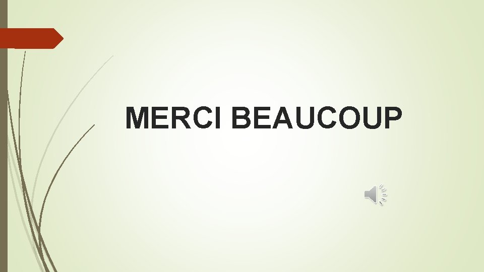 MERCI BEAUCOUP 