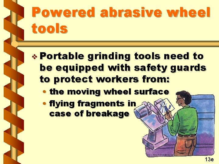 Powered abrasive wheel tools v Portable grinding tools need to be equipped with safety