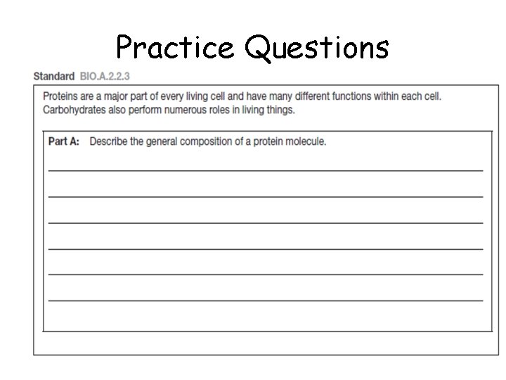 Practice Questions 