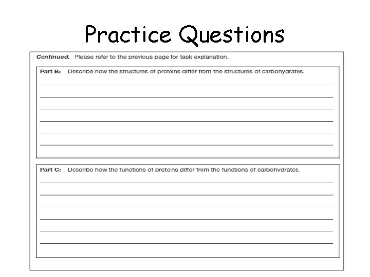 Practice Questions 