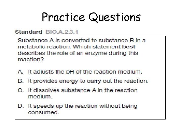 Practice Questions 