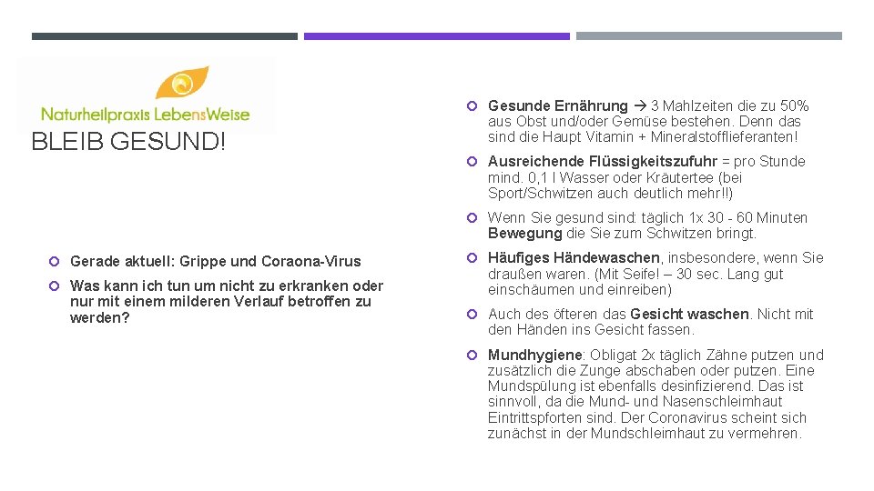  Gesunde Ernährung 3 Mahlzeiten die zu 50% BLEIB GESUND! aus Obst und/oder Gemüse