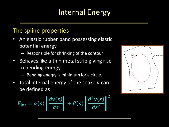 Internal Energy • Internal Energy •