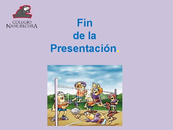 Fin de la Presentación. 