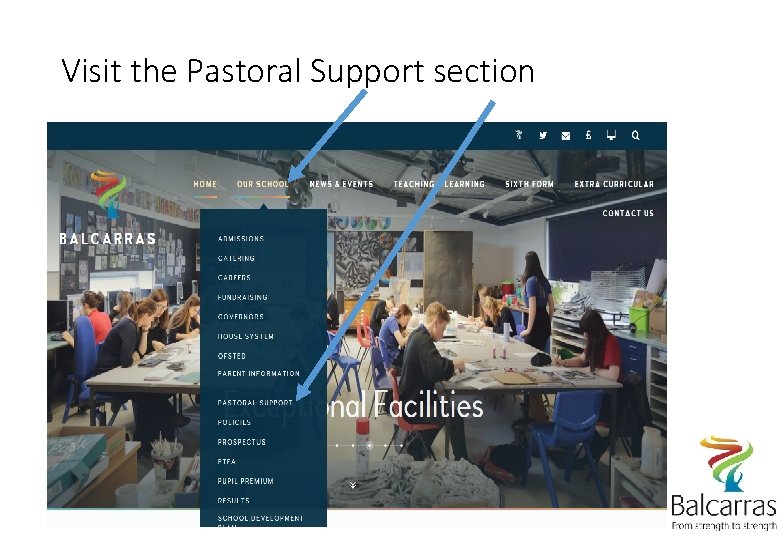 Visit the Pastoral Support section 