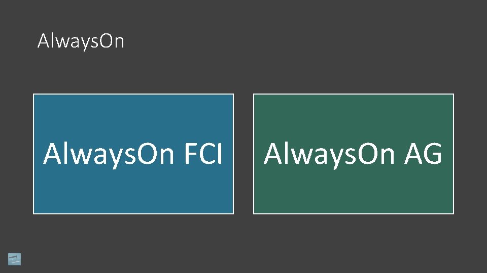 Always. On FCI Always. On AG 