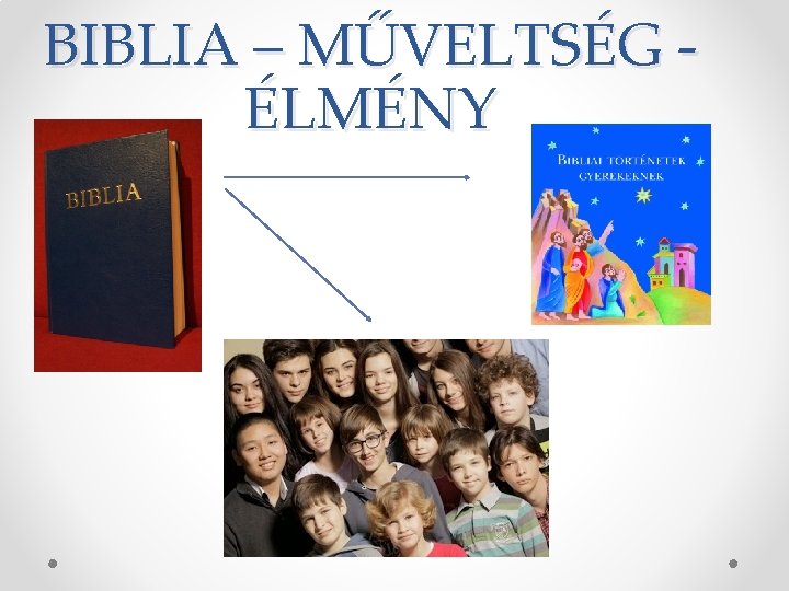 BIBLIA – MŰVELTSÉG ÉLMÉNY 