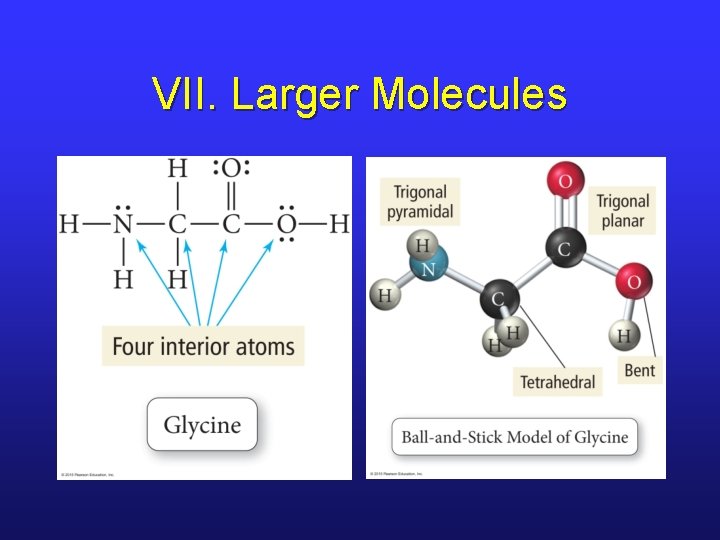 VII. Larger Molecules 