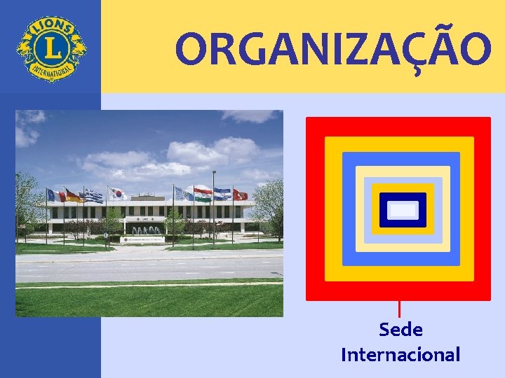 ORGANIZAÇÃO Sede Internacional 