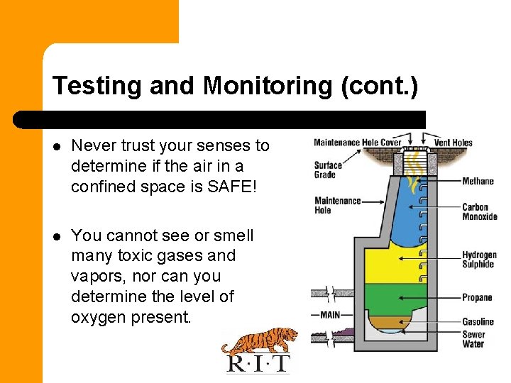 Testing and Monitoring (cont. ) l Never trust your senses to determine if the