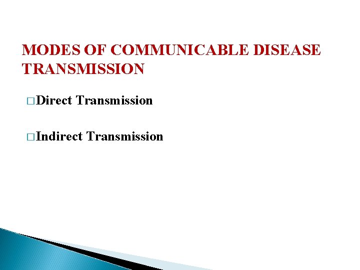 Control of Communicable Diseases Lecture 13 Global
