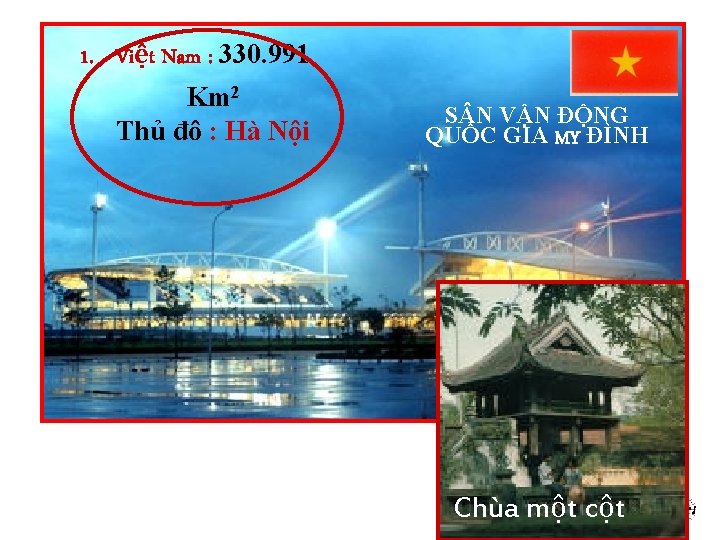 1. Việt Nam : 330. 991 Km 2 Thủ đô : Hà Nội S