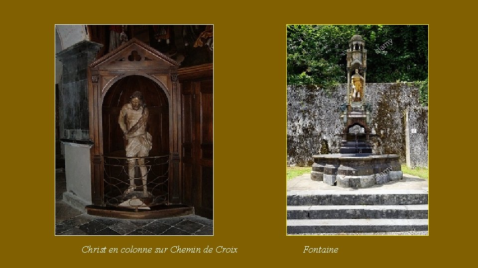 Christ en colonne sur Chemin de Croix Fontaine 