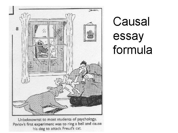 Causal essay formula 