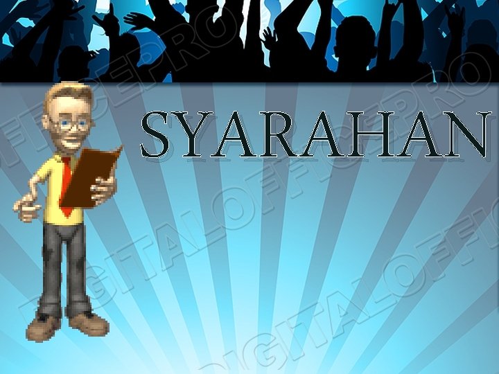 SYARAHAN SYARAHAN