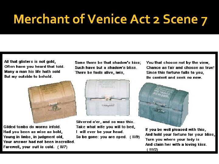 Merchant of Venice Act 2 Scene 7 
