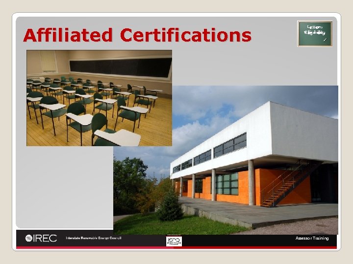 Affiliated Certifications Lesson: Eligibility Assessor Training 