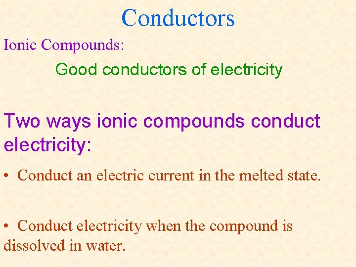 Chem warmup What is the difference between an