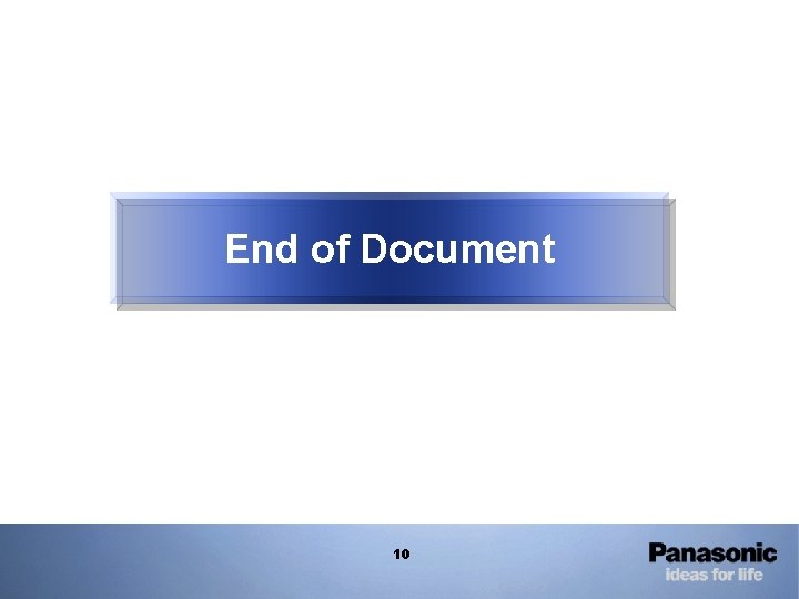 End of Document 10 