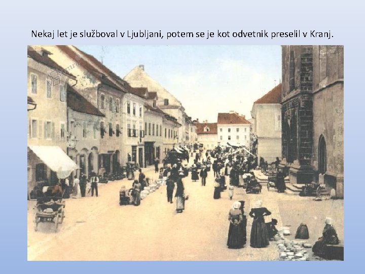 Nekaj let je služboval v Ljubljani, potem se je kot odvetnik preselil v Kranj.