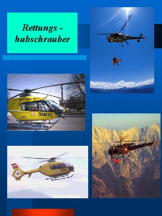 Rettungs hubschrauber 