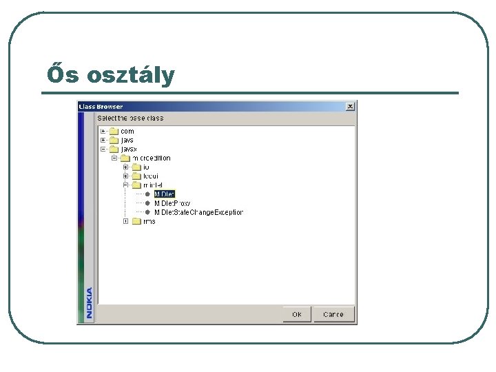 Ős osztály Ős osztály