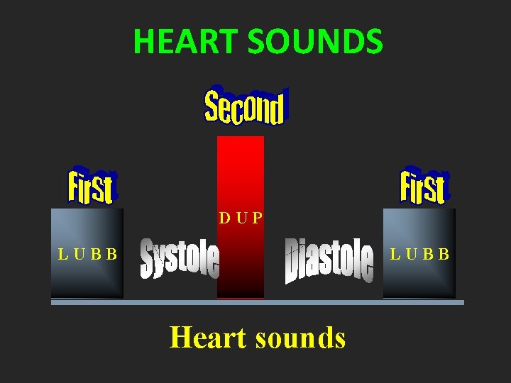 HEART SOUNDS DUP LUBB Heart sounds 