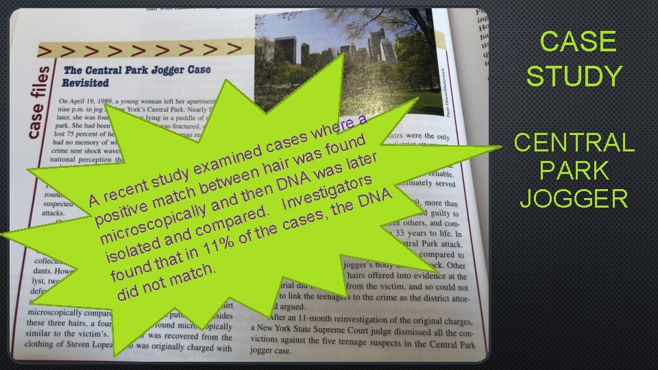 CASE STUDY a e r e h w s se nd a u c